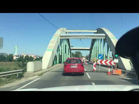 Driving in Hungary - Sárvár tour westbound