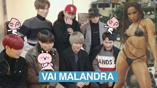 IDOLS COREANOS REAGINDO A ANITTA - VAI MALANDRA feat. BLANC7