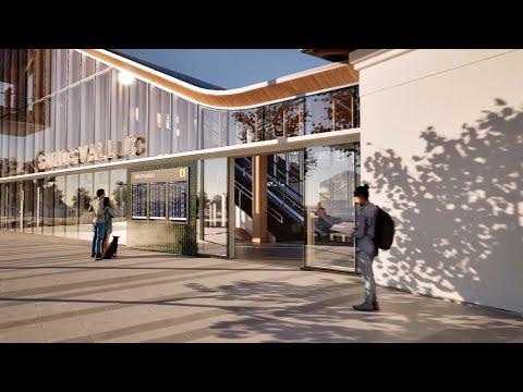 Sundsvall centralstation – ny inglasad gångpassage till perrongerna | Trafikverket