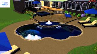 preview picture of video 'The Wagner's Pool and Taning Ledge from Swim World Pools'