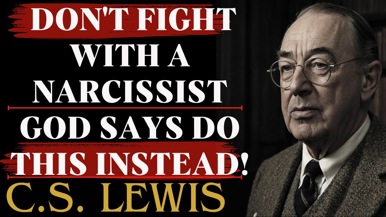 Don't Fight with a Narcissist - God Says Do This Instead! | C.S Lewis Sermons
