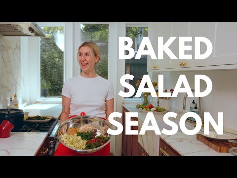 How to make a baked salad