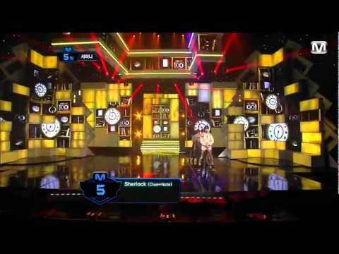 120419　[SHINee]　Stranger   Sherlock (Clue   Note) @ M countdown Adieu Spesial