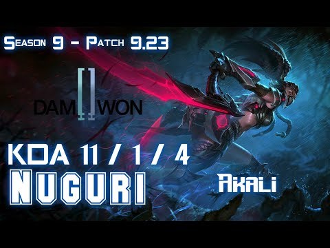 DWG Nuguri AKALI vs SYLAS Top - Patch 9.23 KR Ranked