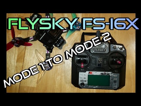 Flysky  FS-i6X Transmitter  Mode 1 To Mode 2 Modification