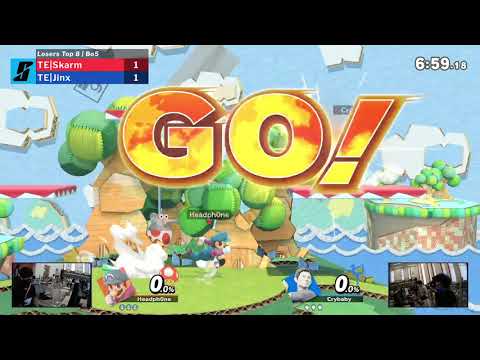 Smash at Park University Losers Top 8 - TE|SAK|Skarm (Ryu/Mario) vs. TE|Jinx (Wii Fit Trainer)