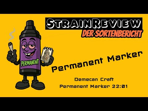 Der medizinische Sortenbericht - Demecan Craft Permanent Marker 22:01