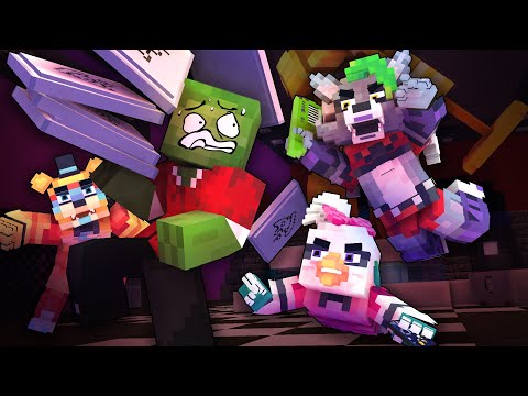 GhostBlock Animations: FNAF Security Breach Minecraft - SCARY PIZZA DELIVERY?