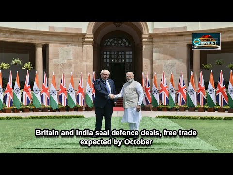 Britain and India seal defence deals, free trade expected by October