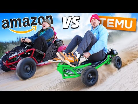 Amazon VS Temu Go Karts Challenge!