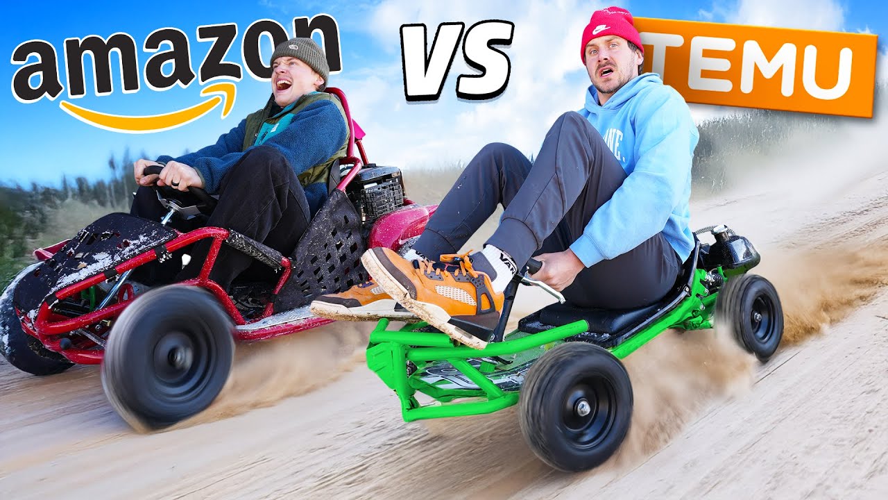 Amazon VS Temu Go Karts Challenge!