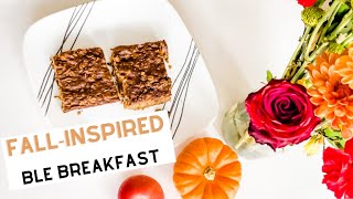 Favorite BLE breakfast recipe: Apple Pumpkin Spice Muffins