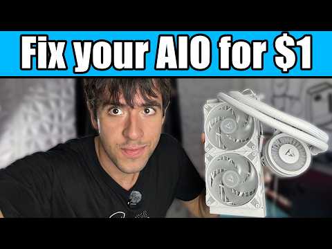 Fix Your Broken AIO Watercooler for $1 💧 Easy AIO Refill & Repair Guide (2025)