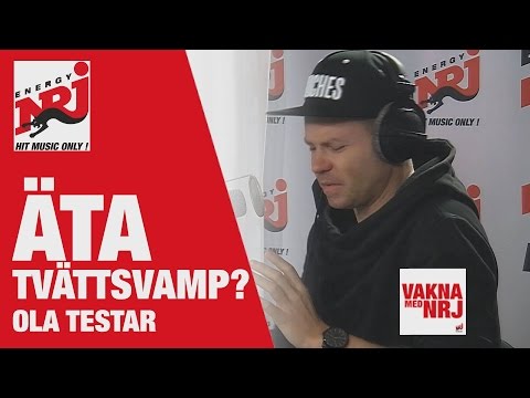 [OLA TESTAR] Äta Tvättsvamp? - VAKNA MED NRJ