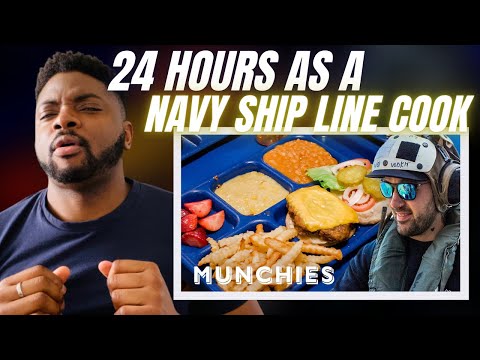 🇬🇧BRIT Reacts To 24 HOURS AS NAVY SHIP LINE COOK!