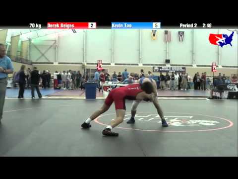 Derek Geiges vs. Kevin Tao at 2013 ASICS University Nationals - FS