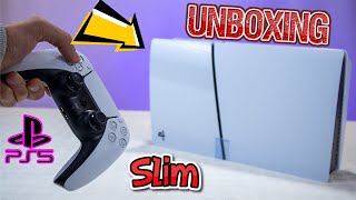 PS5 Slim UNBOXING Disc Edition Unboxing CFI-2000 - Brand New PlayStation 5 Console - Latest Model