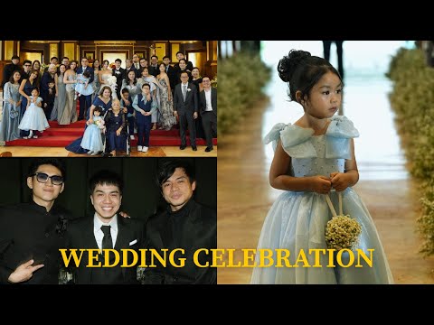 ATHENA WALKS DOWN THE AISLE FOR THE FIRST TIME! MY COUSIN’S BEAUTIFUL WEDDING DAY!