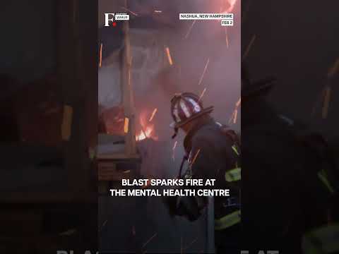 Gas explosion in New Hampshire sparks fire at mental health facility