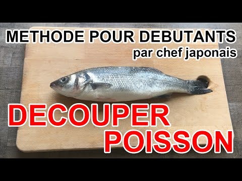Découper un poisson pour la cuisine japonaise, lever les filets pour le sushi