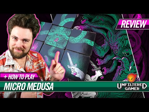 Micro Medusa - Mini Board Game Review and How to Play!
