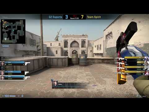 CS:GO POV Demo G2 NiKo (22/18) vs Spirit (de_dust2)