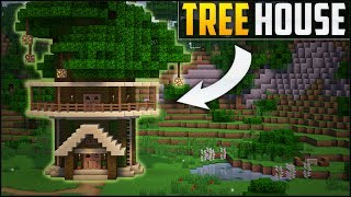 Minecraft: How To Build A Tree House Tutorial (EASY!)