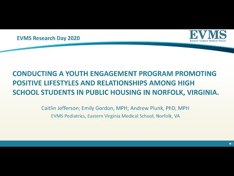 Thumbnail image of video presentation for Conducting A Youth Engagement Program Promoting Positive Lifestyles and Relationships Among High School Students in Public Housing in Norfolk, Virginia