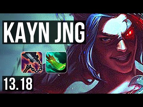 KAYN vs NIDALEE (JNG) | 4/0/9, 1.8M mastery, 400+ games | NA Diamond | 13.18