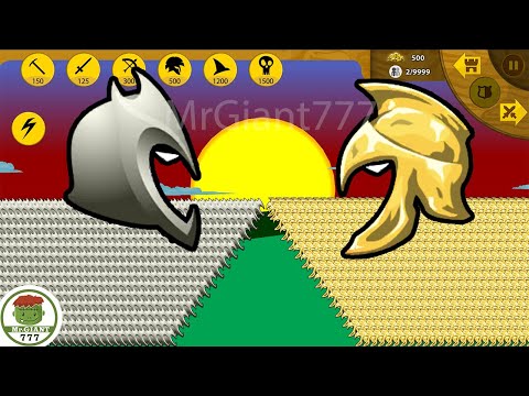 THE STRONGEST GOLDEN ARCHER VS x9999 CASTLE ARCHER, GIANT BOSS | Stick War Legacy Mod | MrGiant777