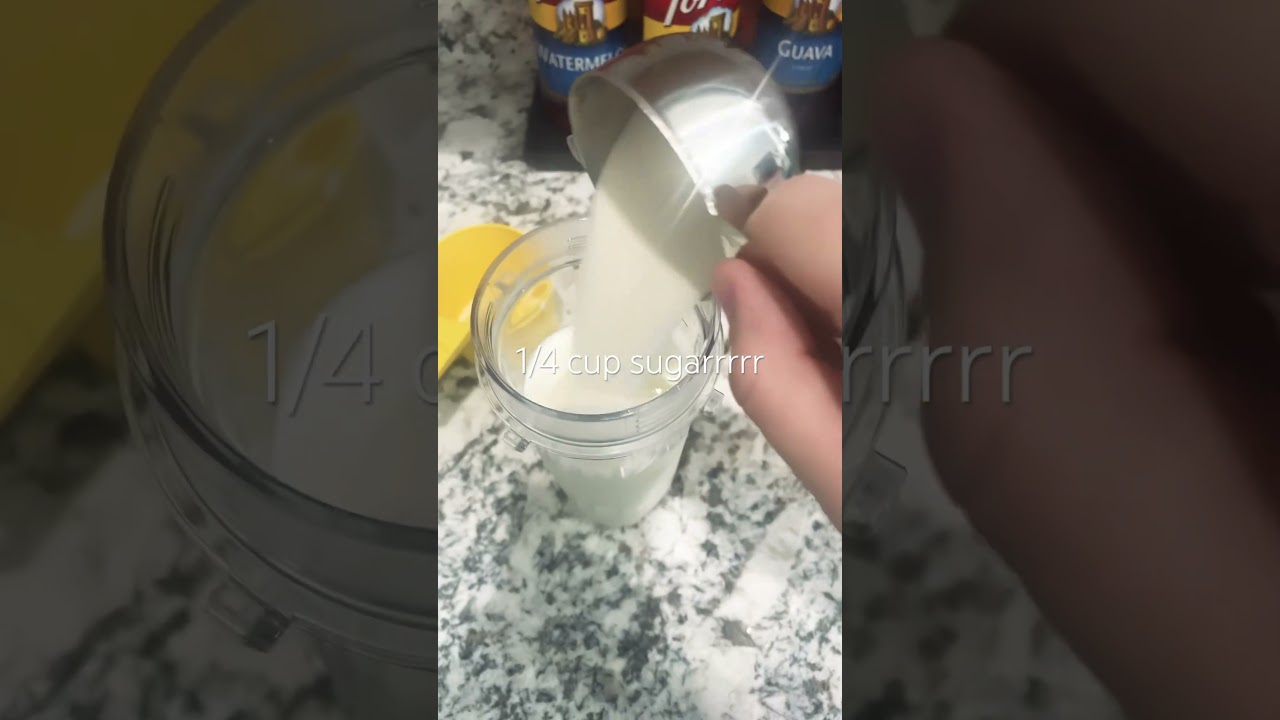 4 ingredient homemade vanilla bean frap ( tastes exactly like it)