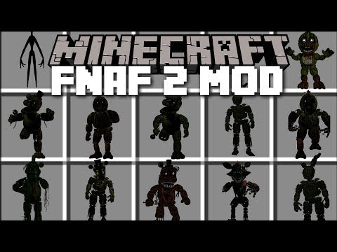 Minecraft FIVE NIGHTS AT FREDDY'S 2 MOD / FIGHT AND SURVIVE EVIL MONSTERS!! Minecraft