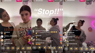 Dixie and charli damelio FIGHT on Instagram live | FULL VIDEO