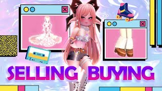 BUYING & SELLING ITEMS IN ROYALE HIGH! 🏰 Royale High Trading #48