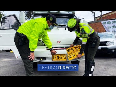 Destapando el oscuro negocio de placas falsas en Bogotá - Testigo Directo
