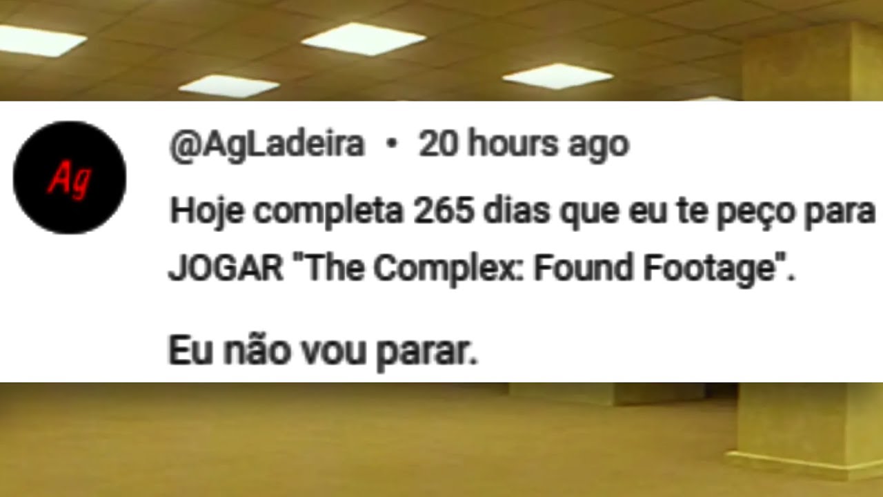 Parabéns mano, você é INSUPORTÁVEL...