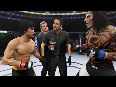 Bruce Lee vs. Flesh Eater - EA Sports UFC 2 - Dragon Fights 🐉