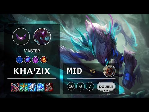 Kha'Zix Mid vs Zed - EUW Master Patch 12.4