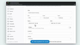 Events, calendar and notifications | EdifyFlow #15