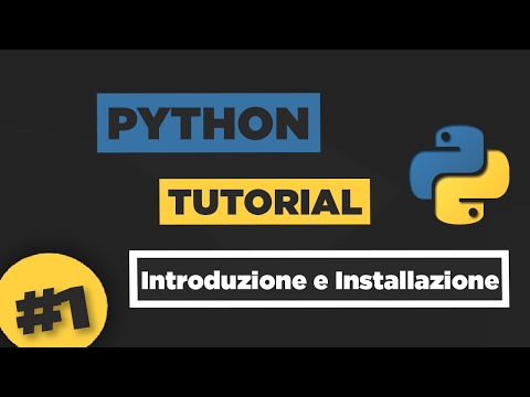 Python Tutorial ITA #1 Introduzione ed Installazione