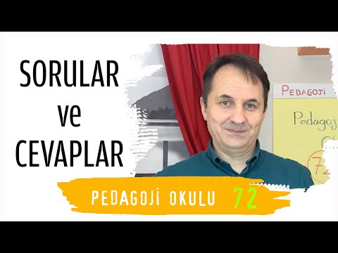 Pedagoji Okulu 72 - Sorular & Cevaplar - Adem Güneş