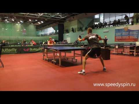 Balanchuk-Katsman.Russian table tennis youth championship TOP-16, 2017. FHD
