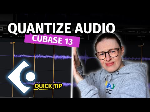 HOW TO QUANTIZE AUDIO | Quick Tip Cubase 13