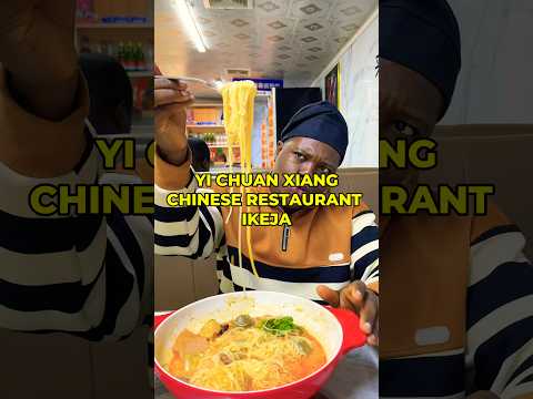 Trying out Chinese food in Ikeja Lagos. 📍Yi chuan xiang #chinesefood #lagosliving #explore