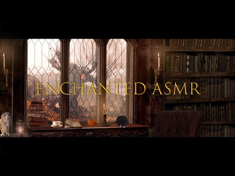 Harry Potter Inspired Autumn Desk🍁⚡️🦉📜 Pomodoro Study session 25/5 + Music breaks