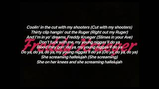 YNW Melly - Freddy Krueger (featuring Tee Grizzley) (Lyrics Video)