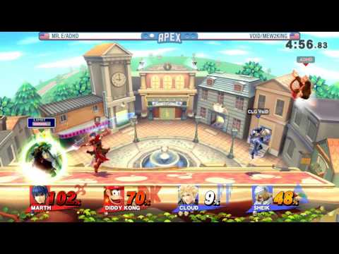Apex 2016: SSB4 Doubles Mr.E/ADHD Vs. Void/Mew2King