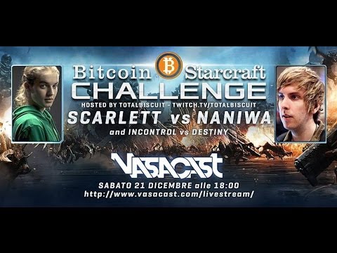 Scarlett vs NaNiwa 1° Game - Bitcoin Starcraft Challenge