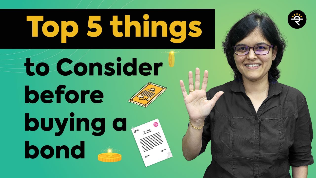 Top 5 things to consider before buying a Bond | CA Rachana Ranade