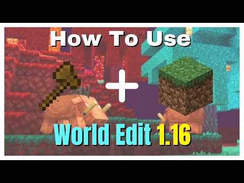How To Use World Edit In Minecraft 1.16